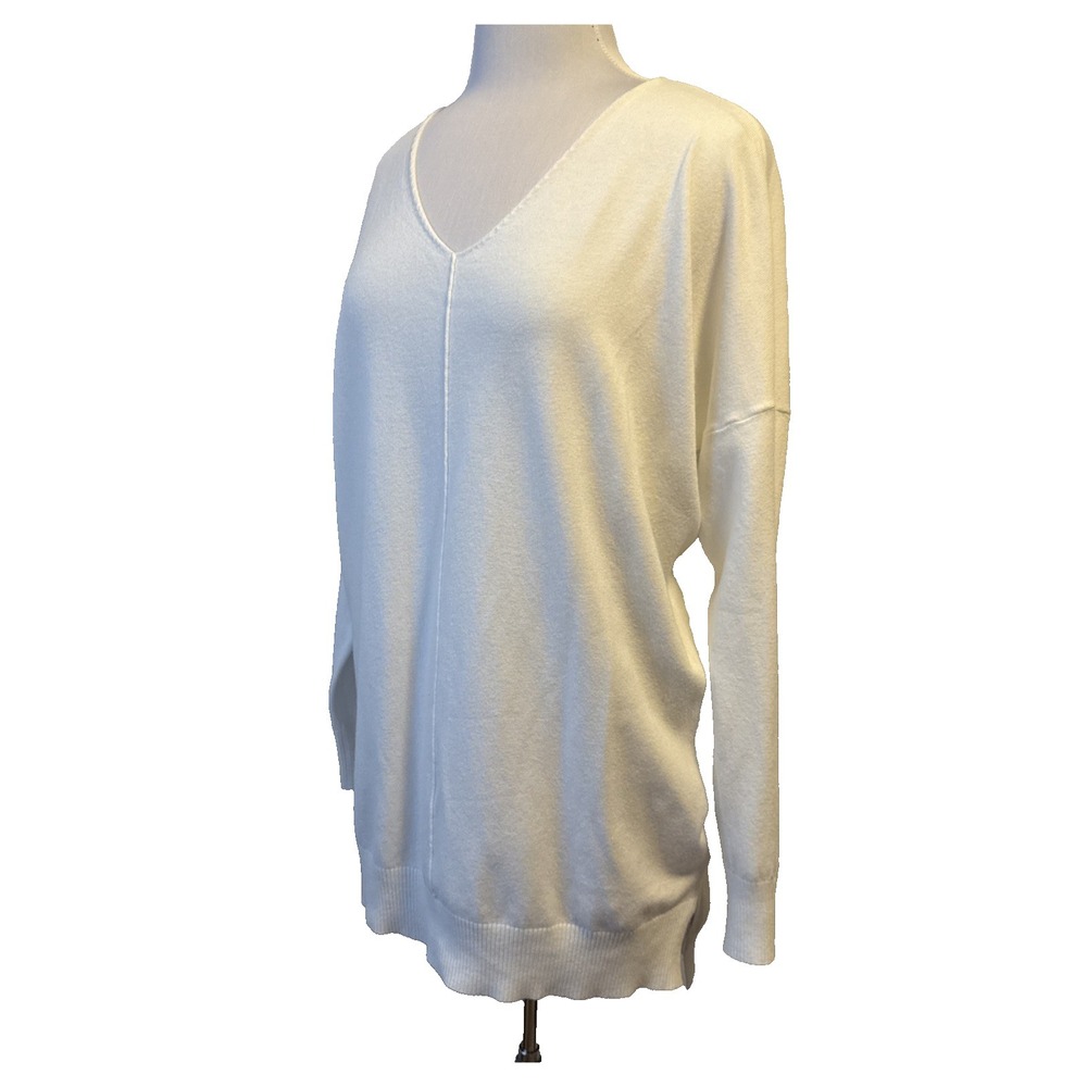 Neutral White Soft Cozy Cozy Sweater Tunic Women's XL Classic Capsule Clean Girl